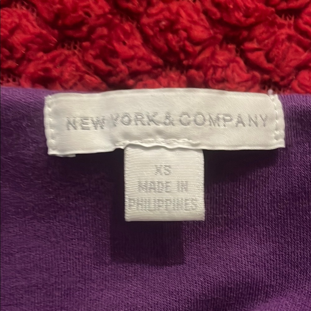 New York & Company Women's Red Sweater